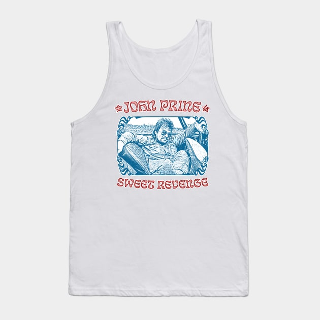 John Prine \/\/\/\ Retro 70s Style Fan Art Design Tank Top by DankFutura